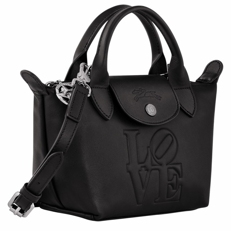 Black Longchamp Longchamp X Robert Indiana XS Women's Handbags